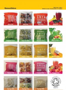 Frozen Fruit Smoothie Pouches