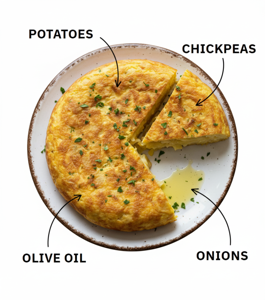Vegan Tortilla - Potato omelette